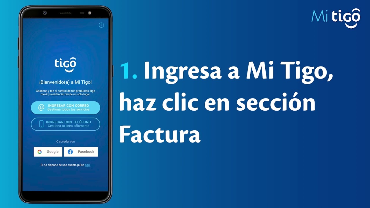 mi tigo Pagar Factura Tigo en Línea