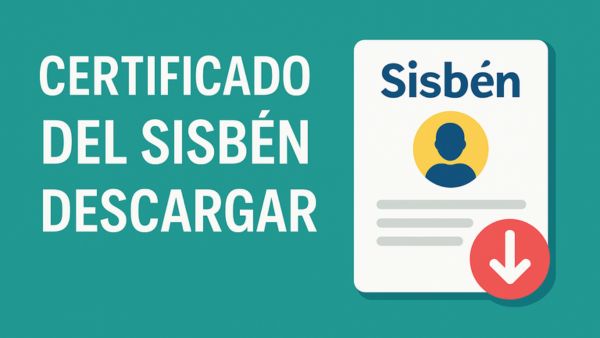 Certificado del Sisben Descargar