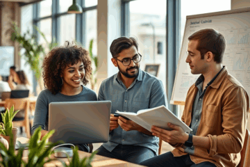 Imagen de un emprendedor analizando opciones de financiamiento.