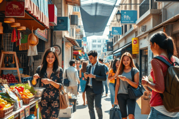 Imagen representativa de tarjetas de crédito para compras nacionales e internacionales.